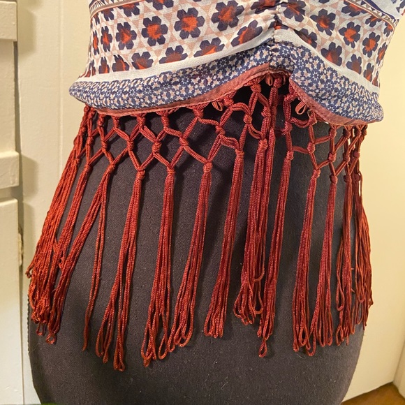 Sheer Tassel Tube Top - Picture 5 of 5